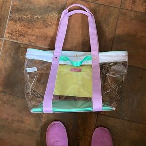Target x Stoney Clover Lane Transparent Beach Tote Bag NWOT